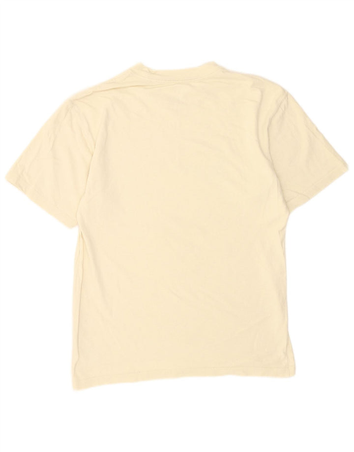 Nike Herren Grafik T-Shirt Top XS Beige Baumwolle