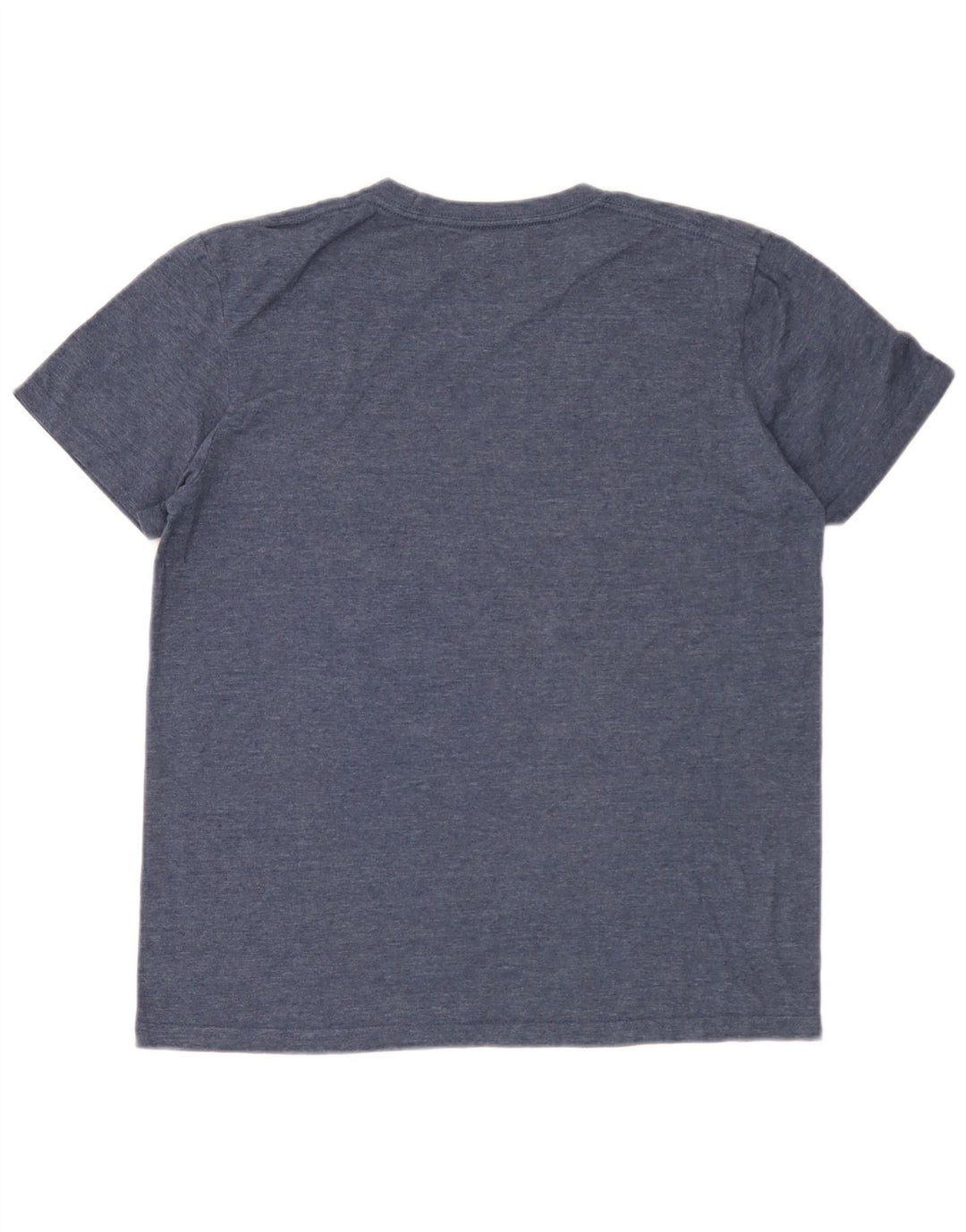 Converse Herren Chuck Taylor T-Shirt-Oberteil aus mittelblauer Baumwolle
