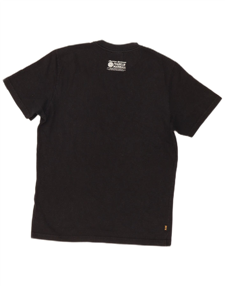 Franklin Marshall Herren-T-Shirt mit Grafik, Größe S, Schwarz