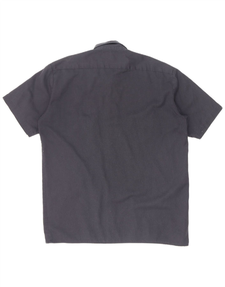 Dickies Herren-Kurzarmhemd, groß, marineblau, Polyester