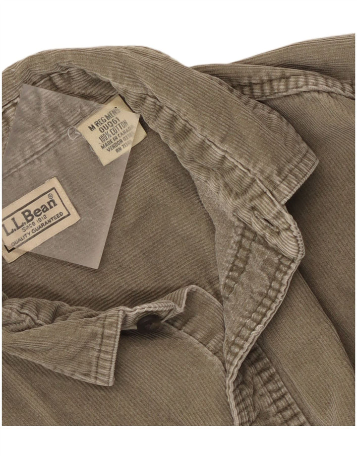 L.L.Bean Herren-Cordhemd aus mittlerer Khaki-Baumwolle