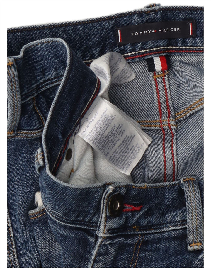 Tommy Hilfiger Herren Slim Jeans W36 L30 Blaue Baumwolle
