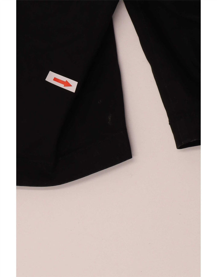 Tommy Hilfiger Damen Chino-Shorts US 8 Medium W32 Schwarze Baumwolle
