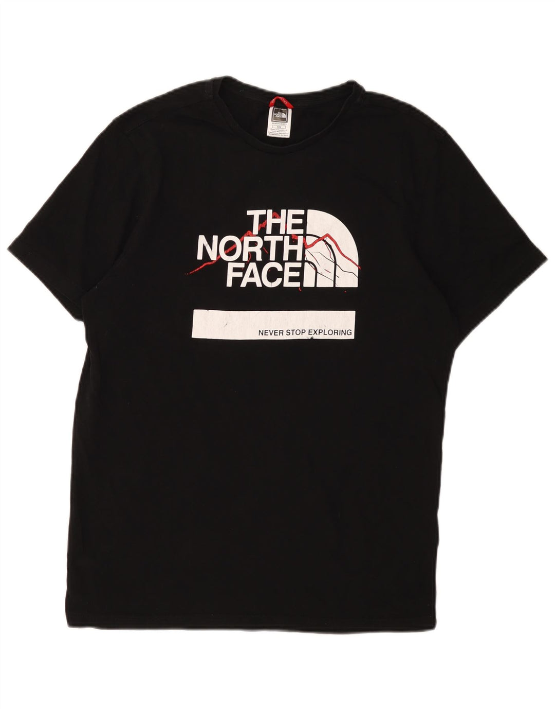 The North Face Herren-T-Shirt mit Grafik, mittelschwarze Baumwolle