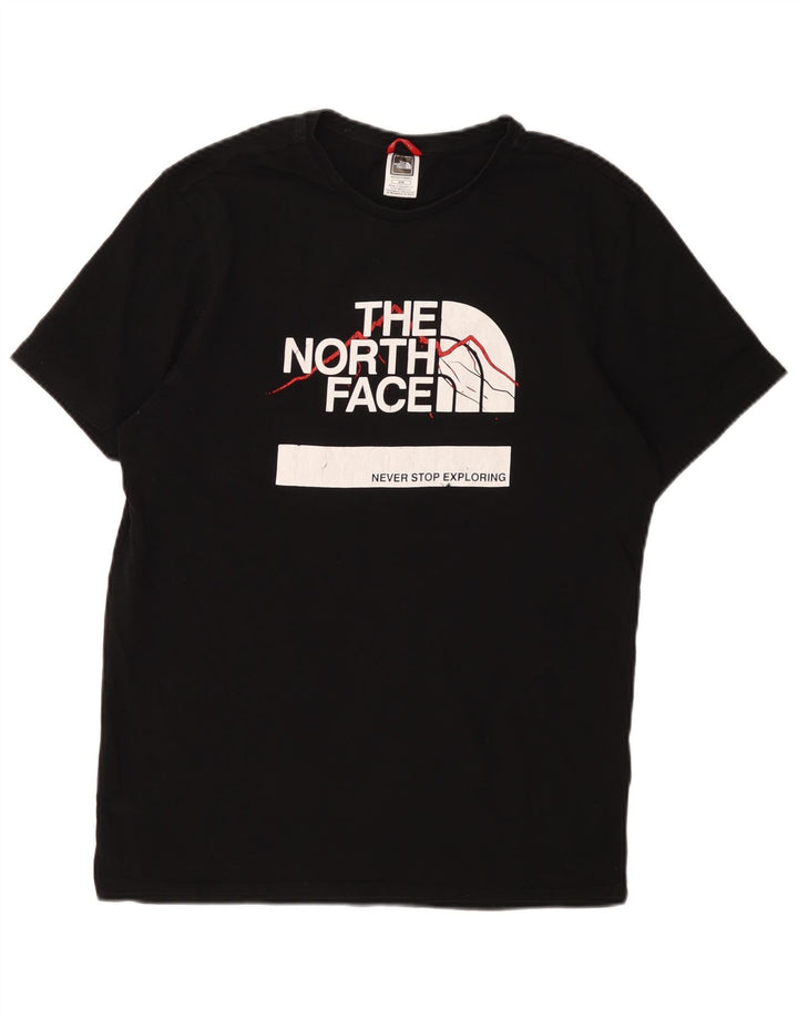 The North Face Herren-T-Shirt mit Grafik, mittelschwarze Baumwolle