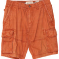 Fat Face Herren Cargoshorts W32 Mittelorange Baumwolle
