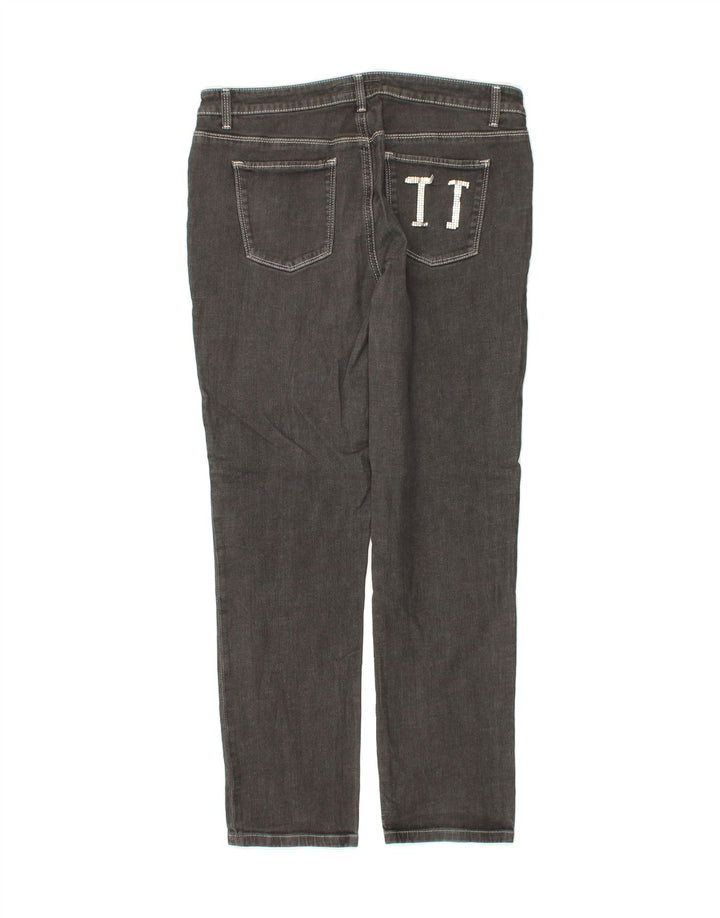 TRUSSARDI Womens Slim Jeans W34 L30  Grey Cotton Vintage Trussardi and Second-Hand Trussardi from Messina Hembry 