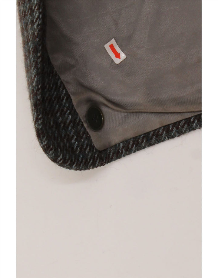 VINTAGE Herren 2-Knopf-Blazerjacke UK 38 Mittelgrauer Hahnentritt