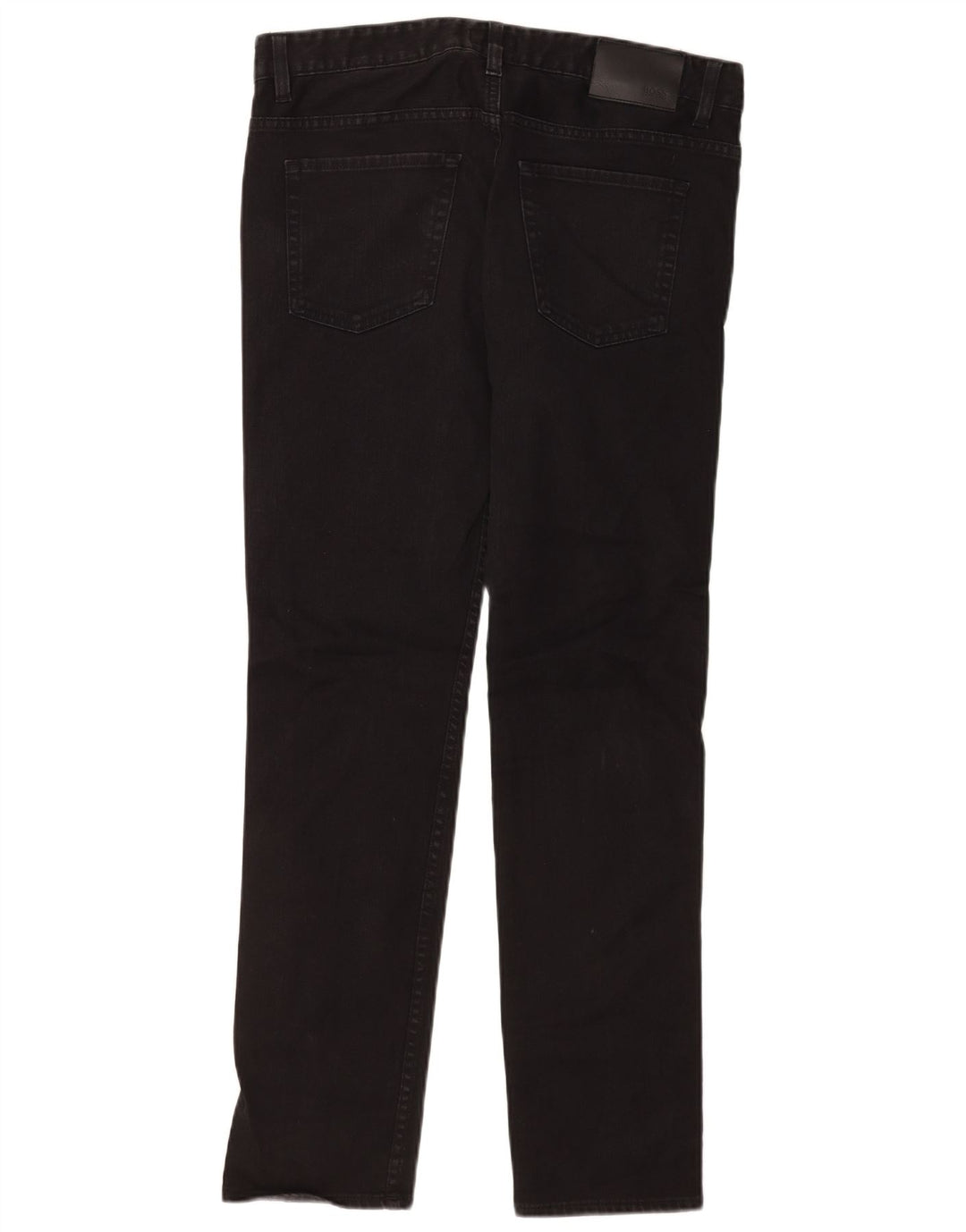 Hugo Boss Herren Slim Jeans W34 L32 Schwarze Baumwolle