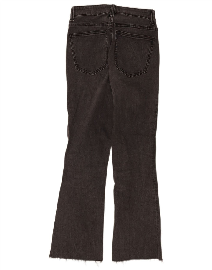 Zara Damen Schlagjeans EU 36 XS W26 L26 Grau