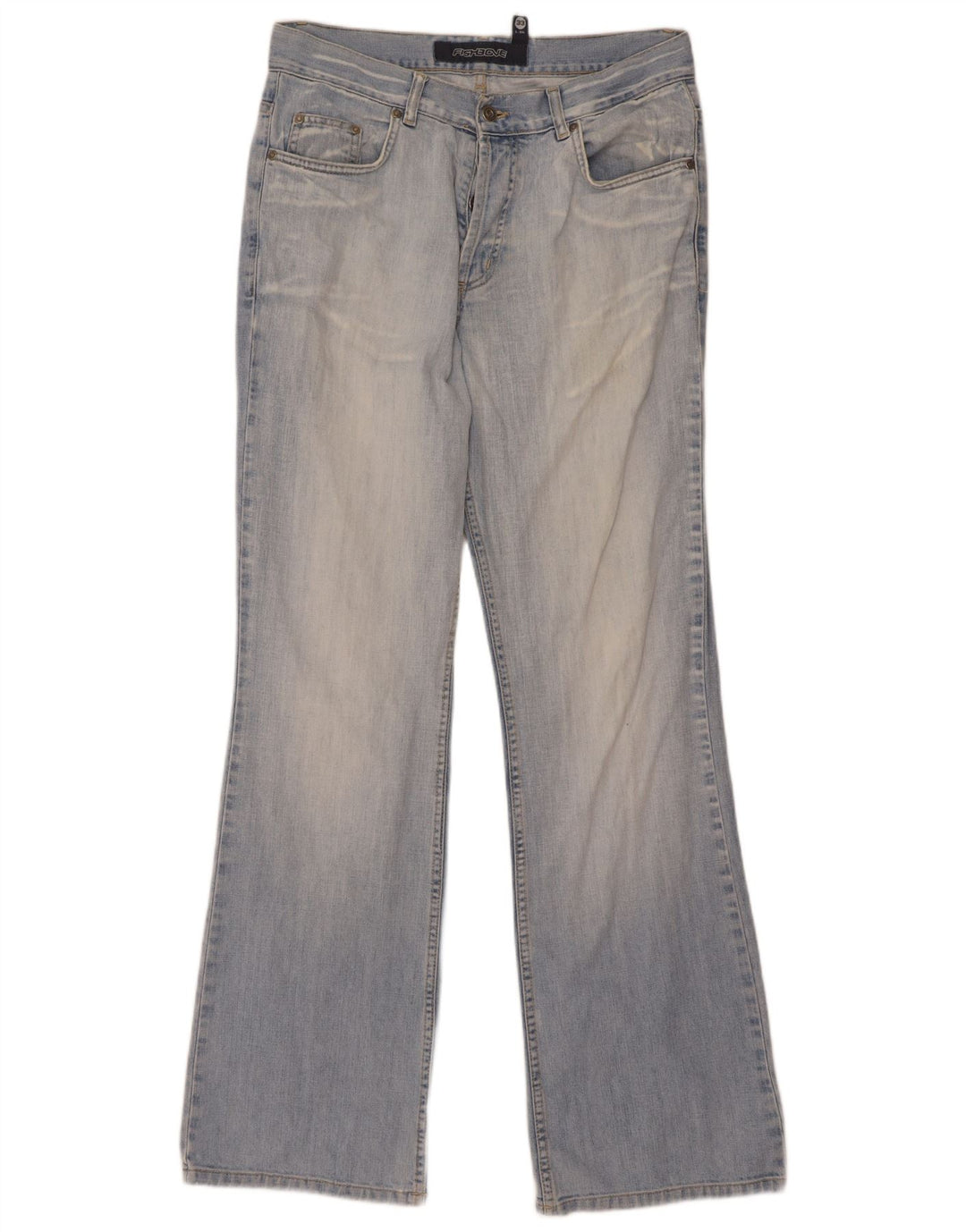 Fishbone Herren Bootcut Jeans W33 L34 Blaue Baumwolle