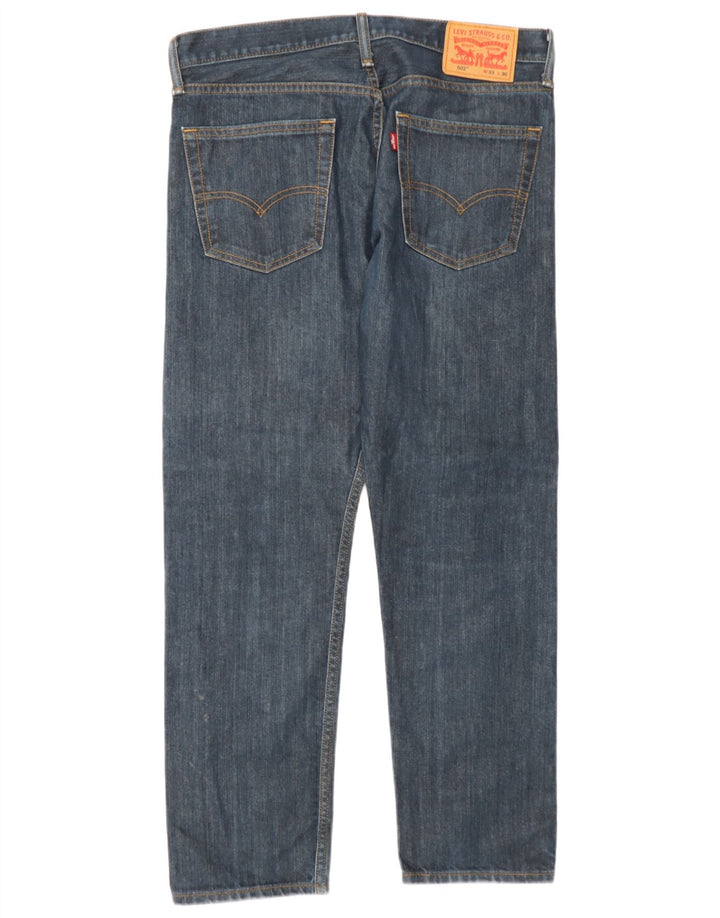 Levi's Herren 502 Tapered Jeans W33 L30 Blaue Baumwolle