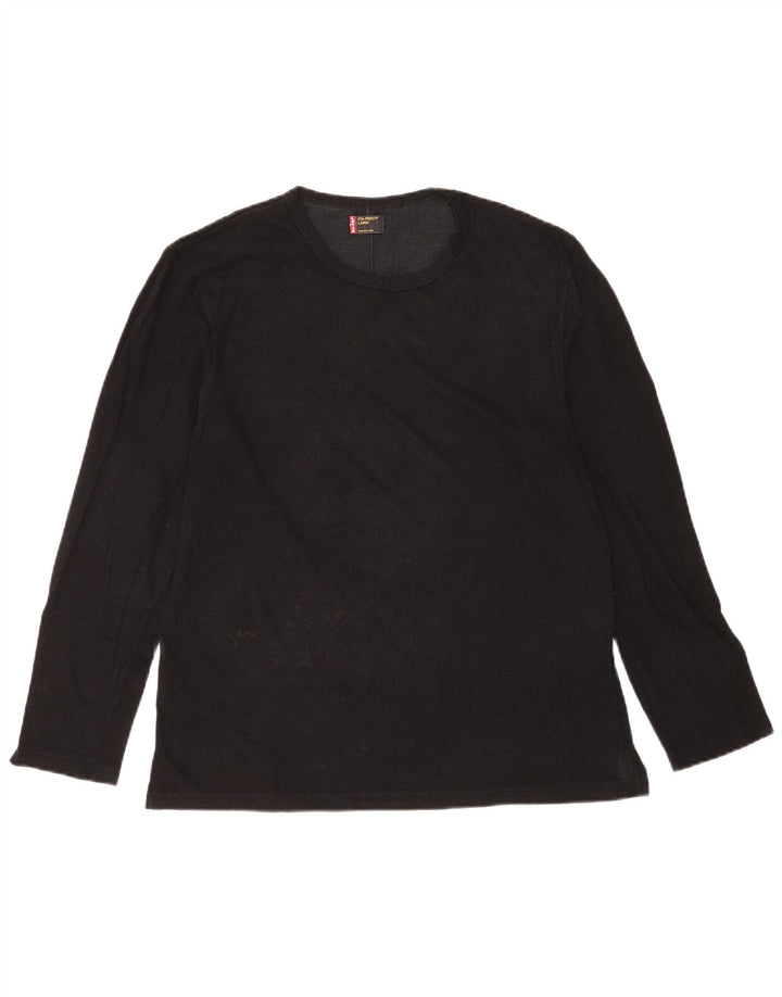Levi's Herren-Oberteil, langärmelig, groß, aus schwarzer Baumwolle