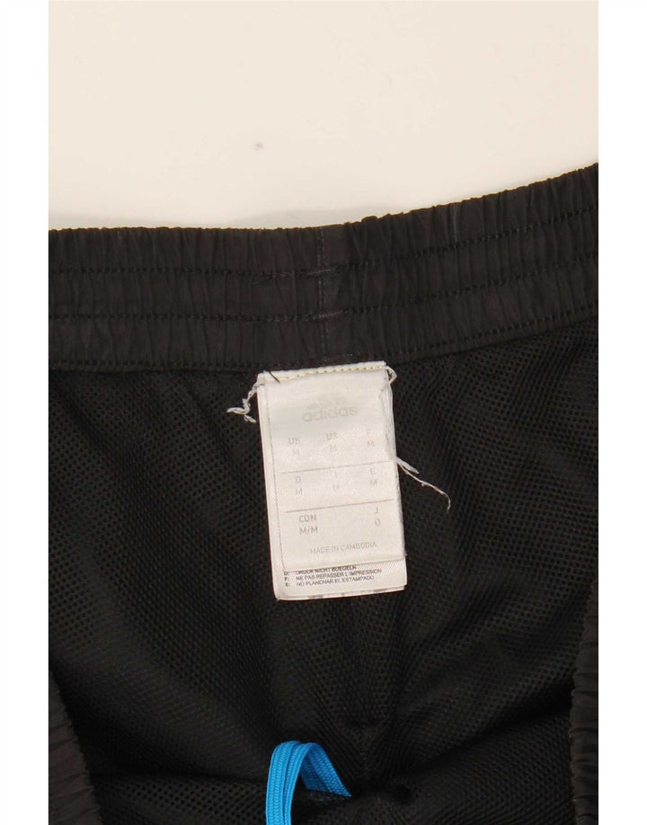 Adidas Herren Sportshorts Mittelschwarzes Colourblock-Polyester