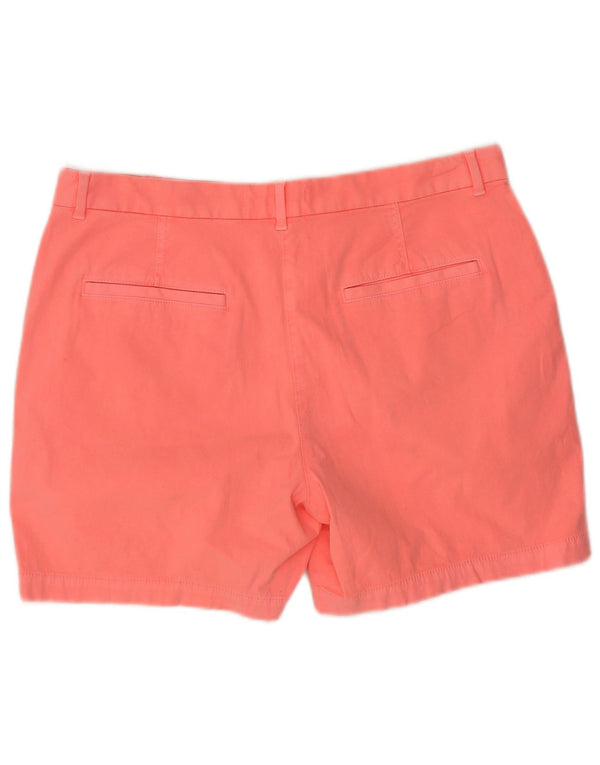 Marks & Spencer Damen Chinoshorts UK 14 Large W34 Rosa Baumwolle