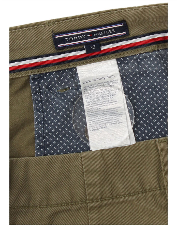 Tommy Hilfiger Herren Cargoshorts W32 Medium Khaki Baumwolle