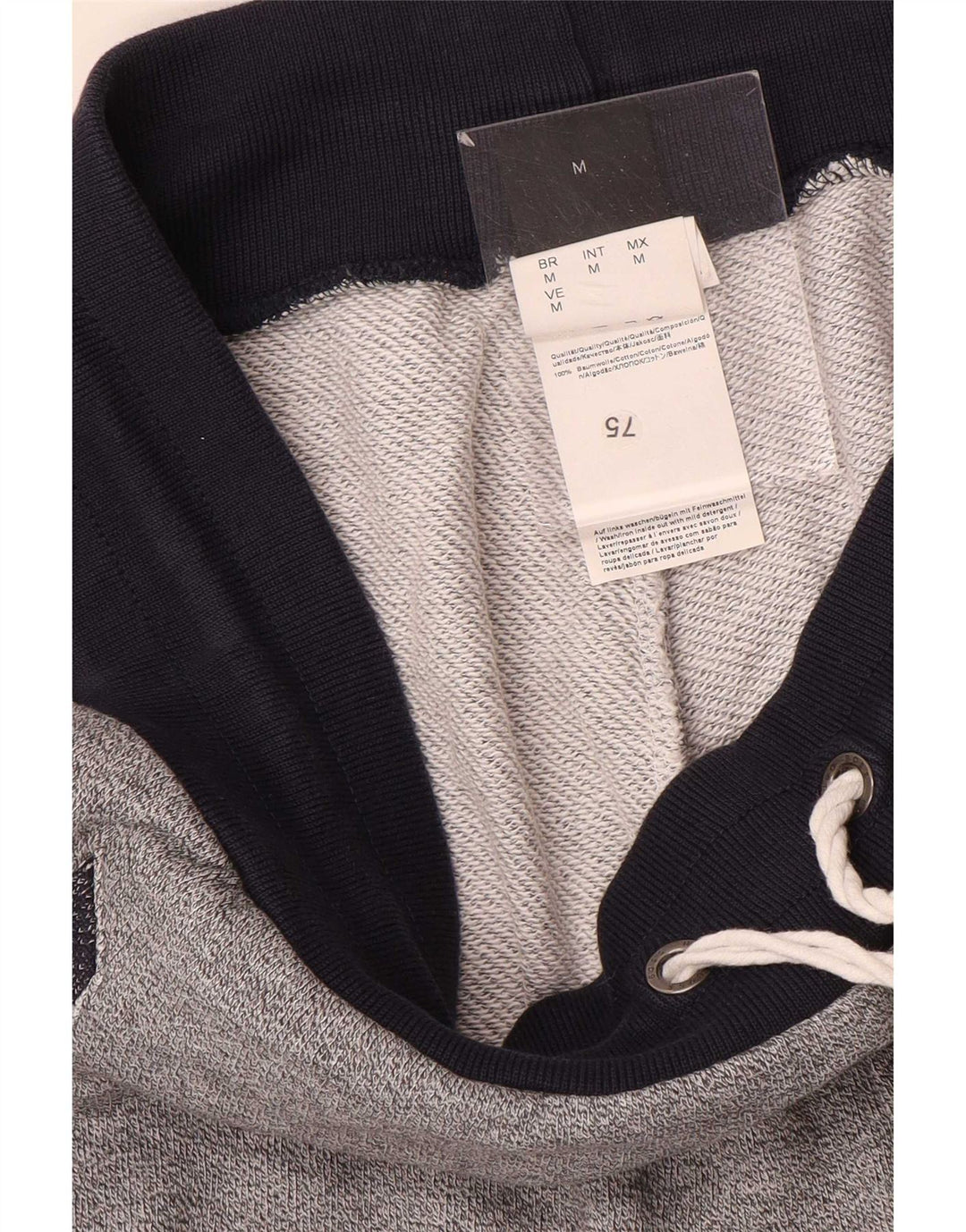 Hugo Boss Herren-Trainingshose, Jogginghose, Mittelgrau, Farbblock