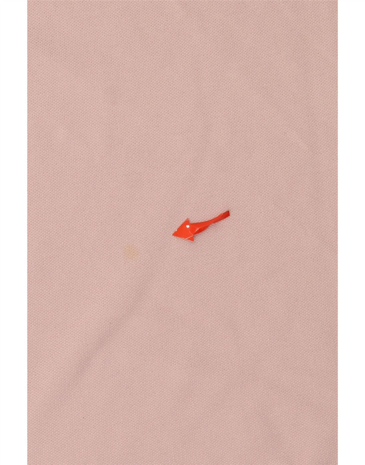 Kappa Herren-Poloshirt, groß, rosa Baumwolle