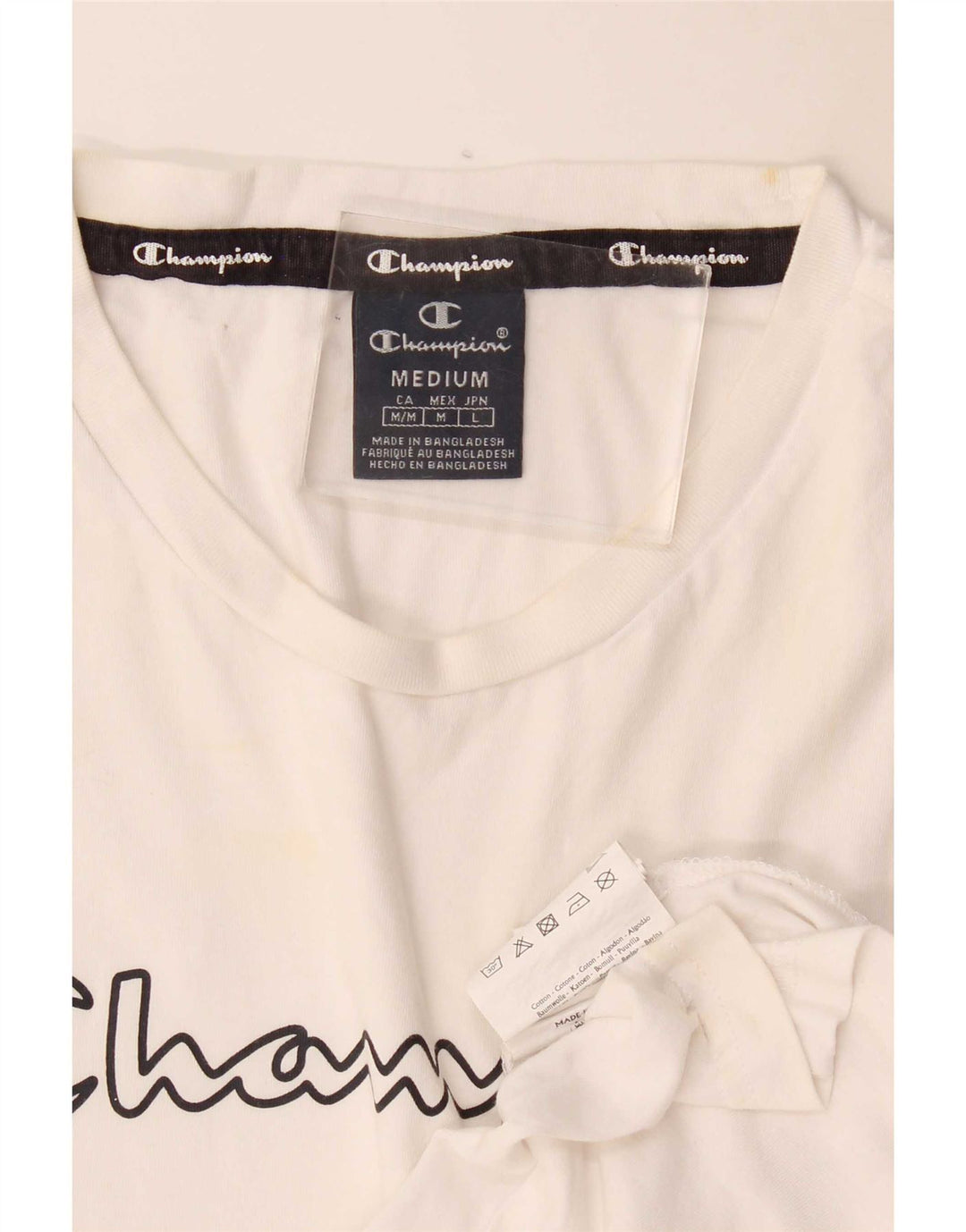 Champion Herren-Weste mit Grafik, mittelweiße Baumwolle