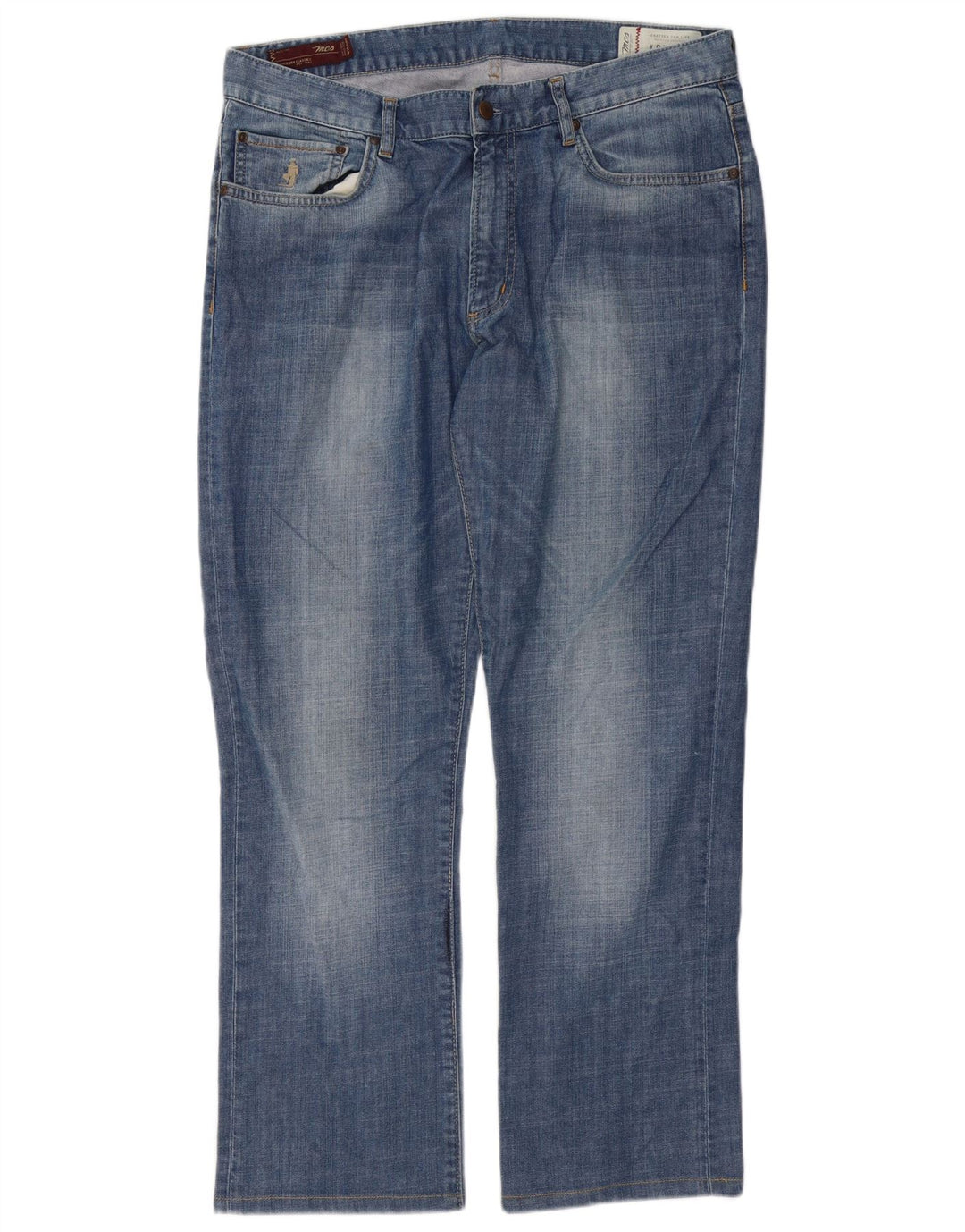 Marlboro Classics Herren Straight Jeans W36 L30 Blau