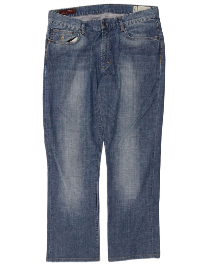 Marlboro Classics Herren Straight Jeans W36 L30 Blau