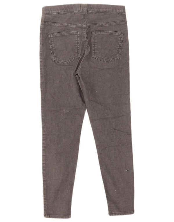 Marks & Spencer Damen Jegging-Jeans UK 10 Small W30 L27 Graue Baumwolle