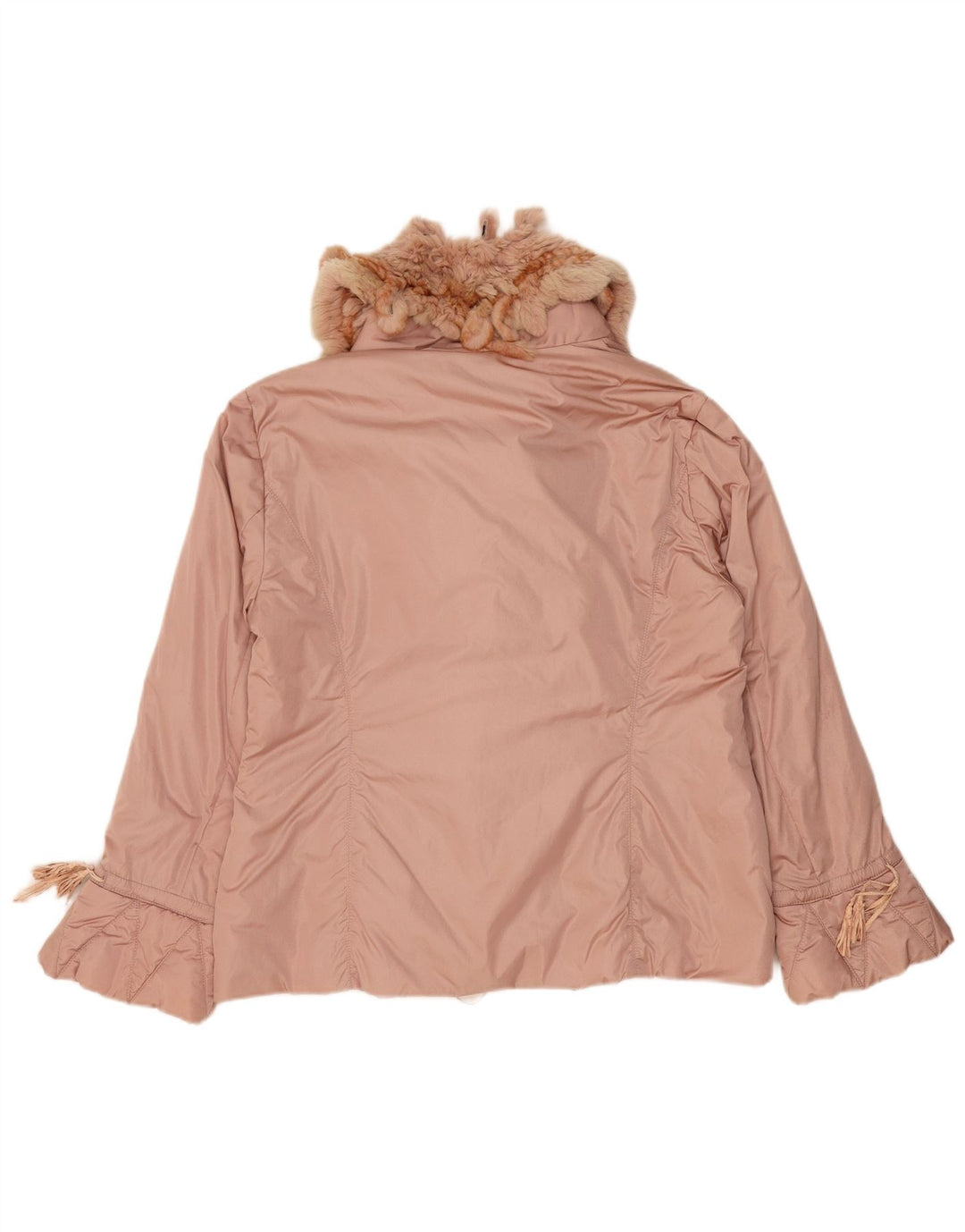 Luisa Spagnoli Damen Bomberjacke UK 16 Large Rosa Polyamid
