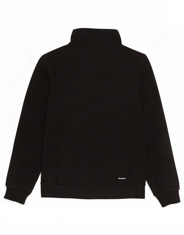 Adidas Damen Climalite Trainingsanzug Top Jacke UK 8/10 Small Schwarz Polyester