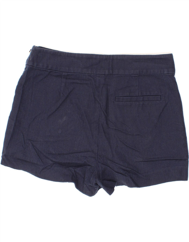 J. CREW Womens Hot Pants US 6 Medium W30  Navy Blue Cotton Vintage J. Crew and Second-Hand J. Crew from Messina Hembry 