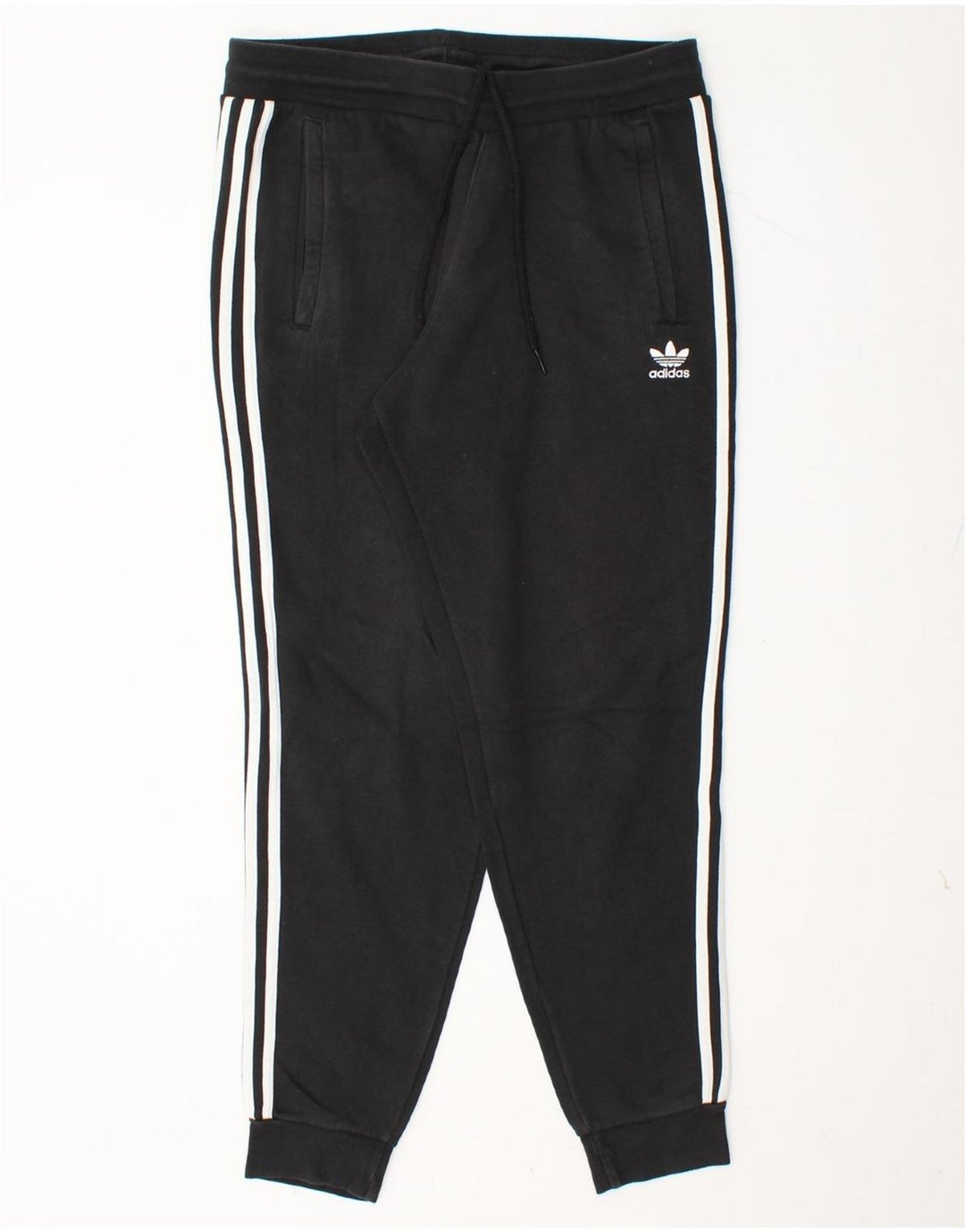 ADIDAS Herren-Trainingshose, Jogginghose, Größe L, Schwarz, Baumwolle