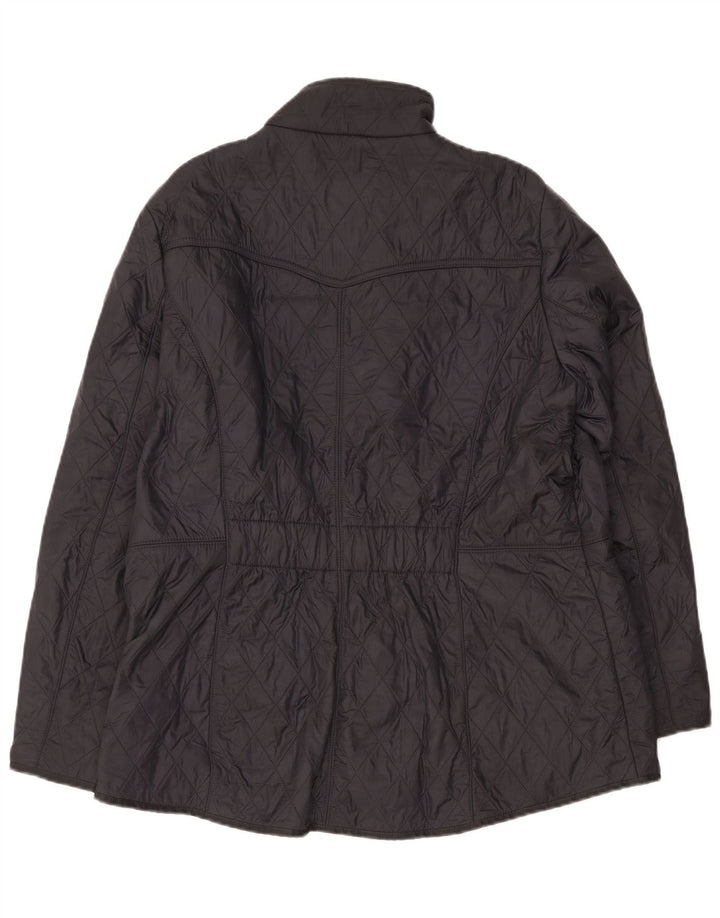 Barbour Damen Steppjacke UK 14 Large Schwarz