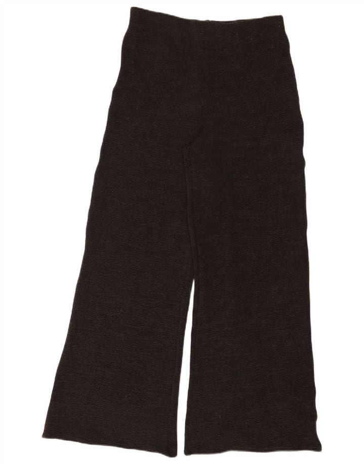 ZARA Damen-Freizeithose mit weitem Bein, mittelgroß, W28, L31, Grau