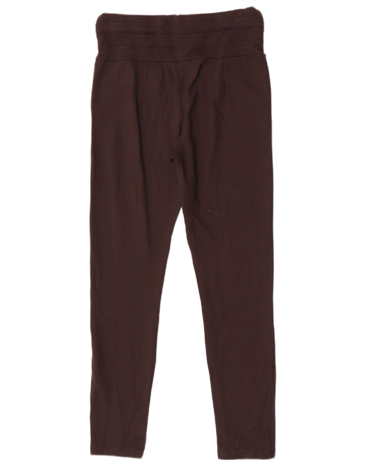 Zara Damen Leggings UK 16 Large Braune Viskose