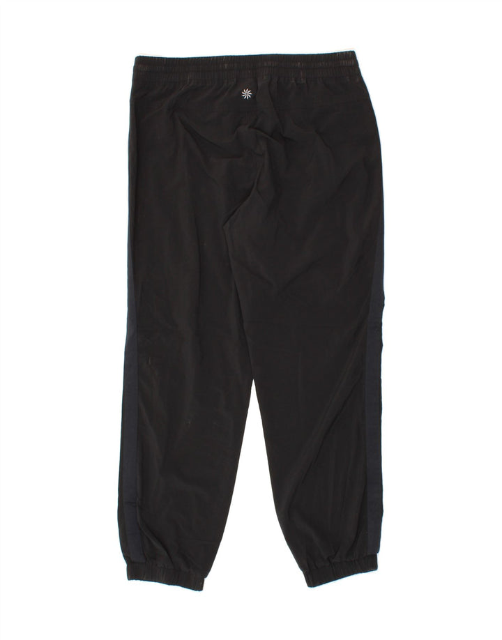 ATHLETA Womens Tracksuit Trousers Joggers US 10 Large  Black Polyester Vintage Athleta and Second-Hand Athleta from Messina Hembry 