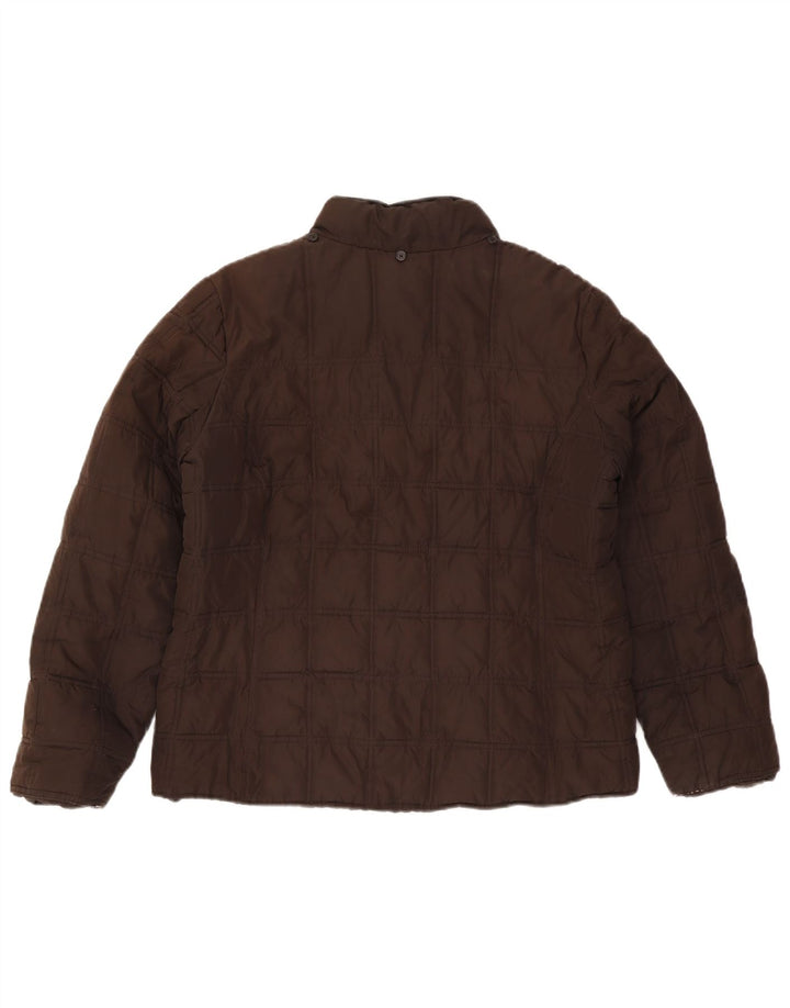 Gap Damen Wattierte Jacke UK 16 Large Braun