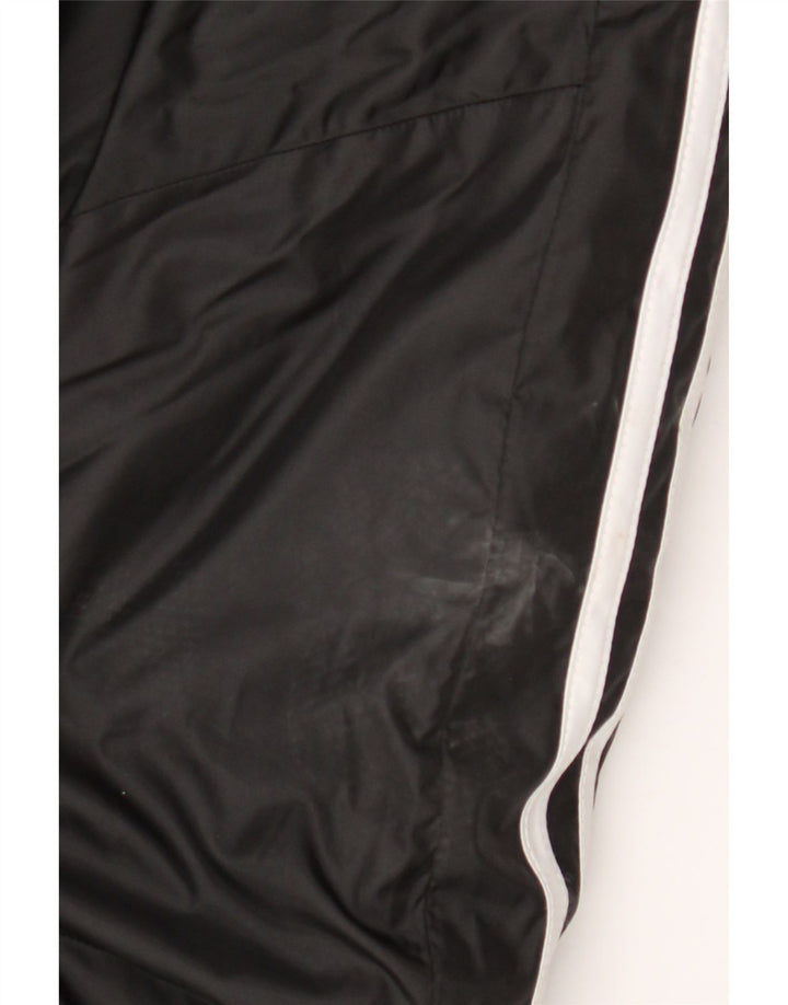 Adidas Herren Kapuzen-Windbreakerjacke UK 44 2XL Schwarz Polyester