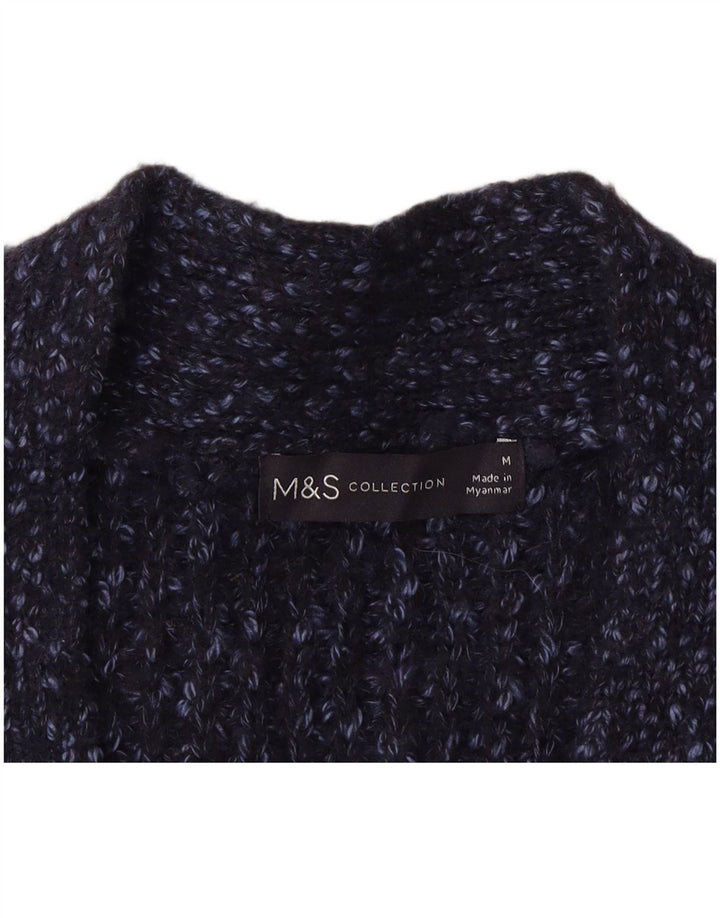 Marks & Spencer Damen-Strickjacke in Übergröße, Gr. 14, mittelblau meliert