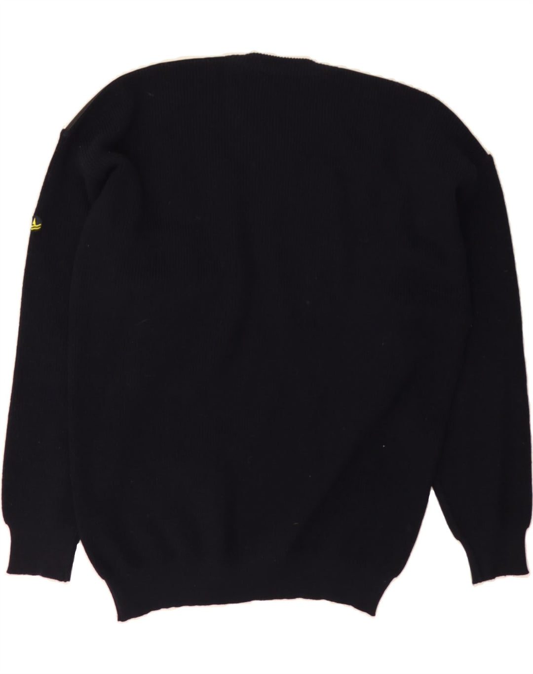 NAVIGARE Mens Crew Neck Jumper Sweater Large Navy Blue Wool Vintage Navigare and Second-Hand Navigare from Messina Hembry 