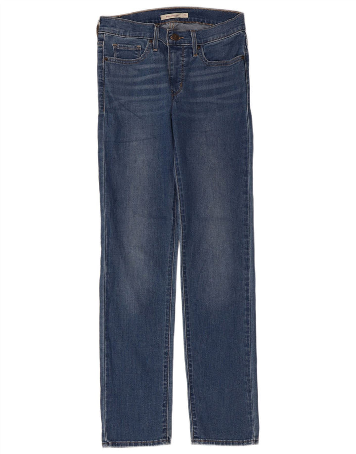 Levi's Damen 312 Shaping Slim Jeans W26 L30 Blaue Baumwolle