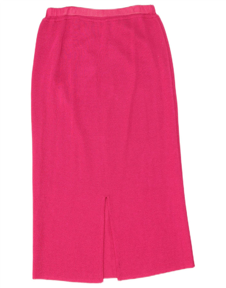 FRANCESCA Damen Midirock Medium W28 Rosa Viskose