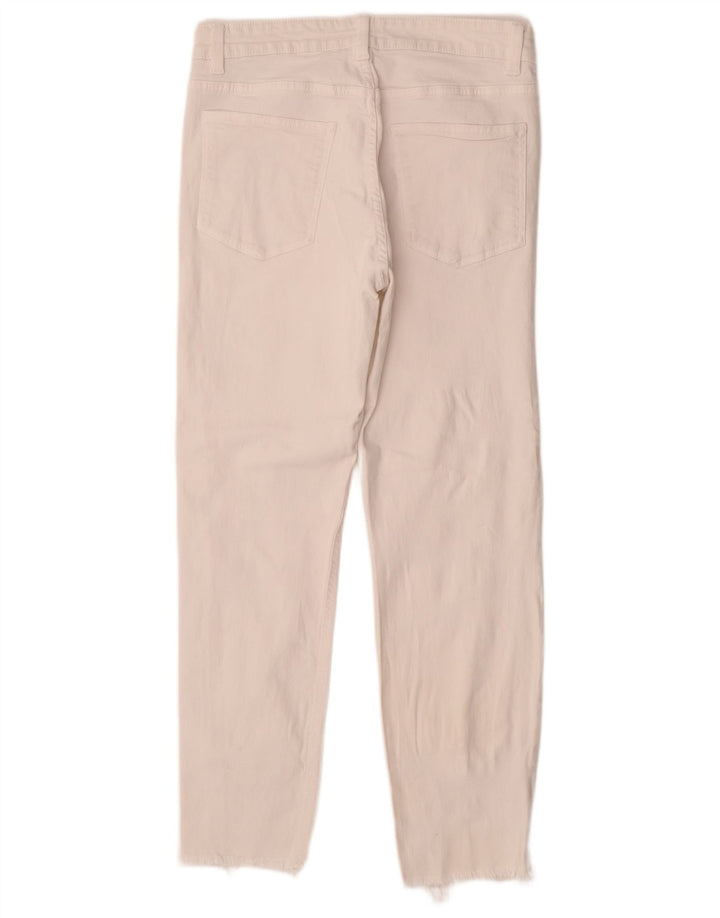 ZARA Herren Slim Jeans EU 42 Large W32 L28 Weiße Baumwolle