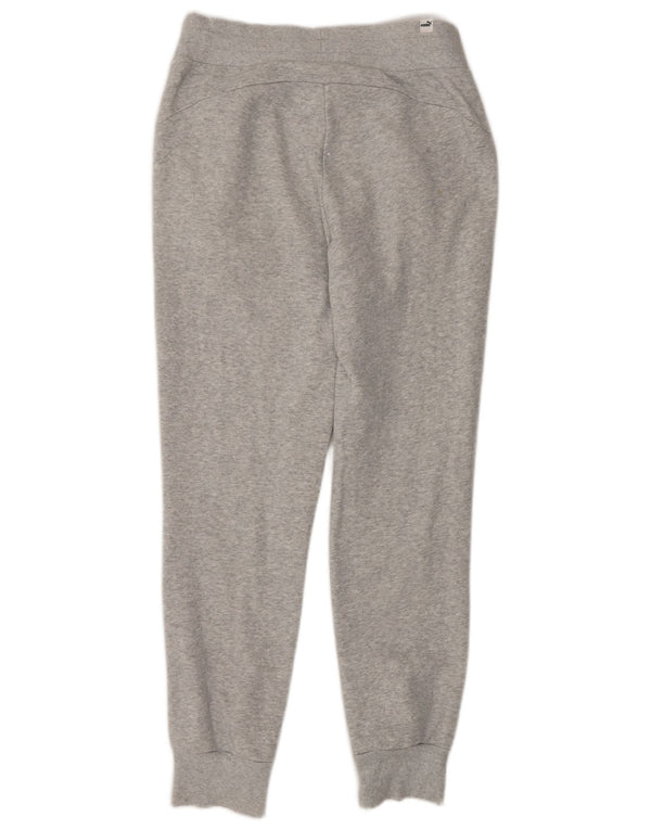Puma Damen Trainingshose Jogger UK 10 Small Grau Baumwolle