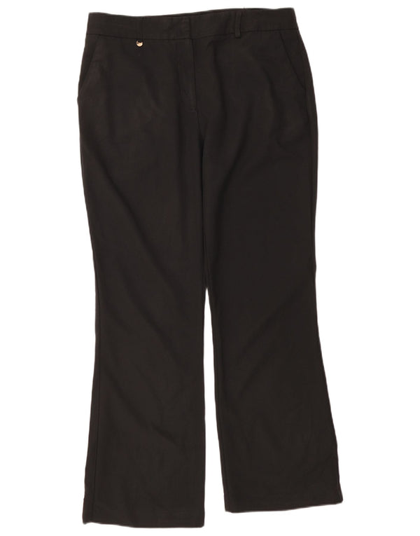 M&Co Damen Bootcut Freizeithose UK 14 Large W36 L28 Schwarz Polyester