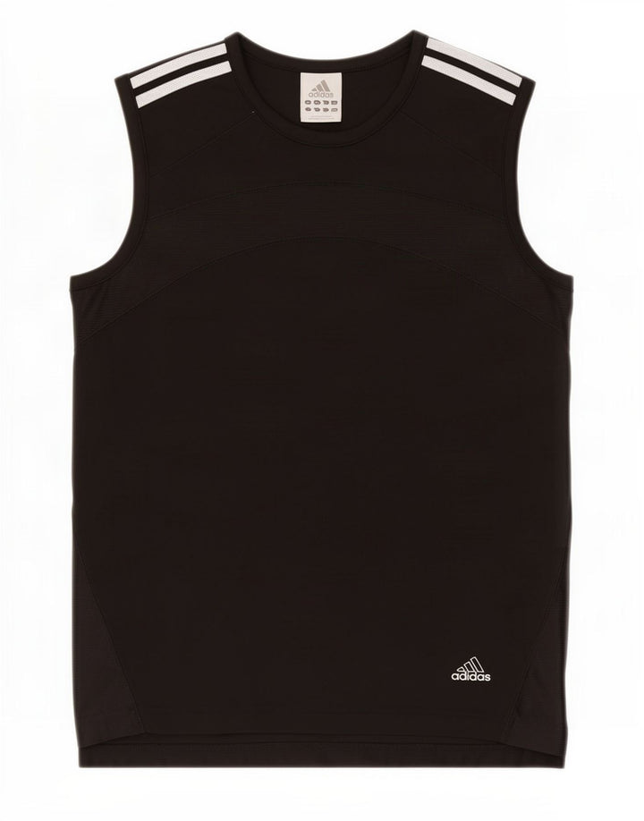Adidas Herren Weste Top Small Schwarz Polyester