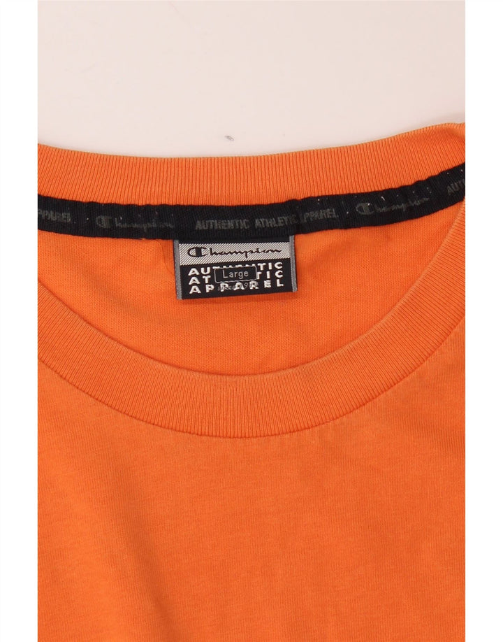 CHAMPION Herren T-Shirt Top Large Orange