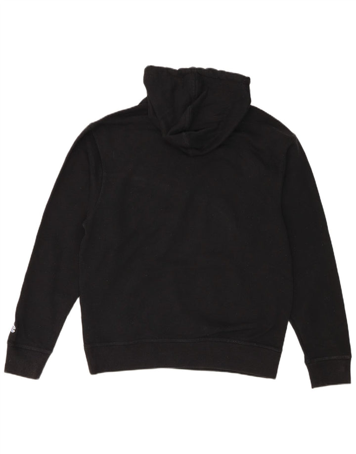Champion Herren-Kapuzenpullover aus mittelschwarzer Baumwolle