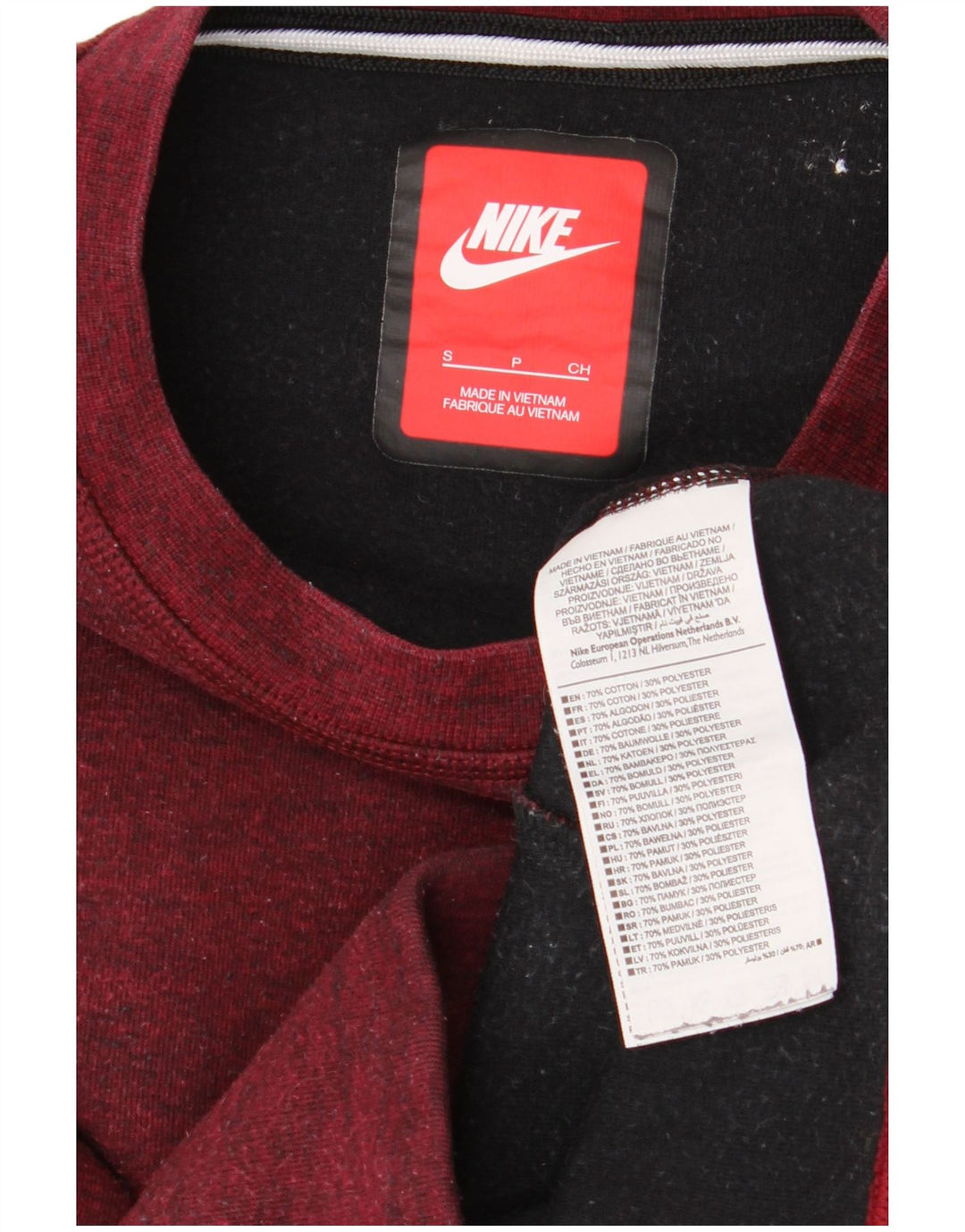 Nike Damen-Sweatshirt in Übergröße, Gr. 10, Größe S, Kastanienbraun, Baumwolle