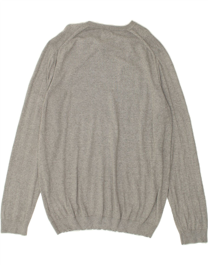 LEE Mens Crew Neck Jumper Sweater 2XL Grey Cotton | Vintage Lee | Thrift | Second-Hand Lee | Used Clothing | Messina Hembry 