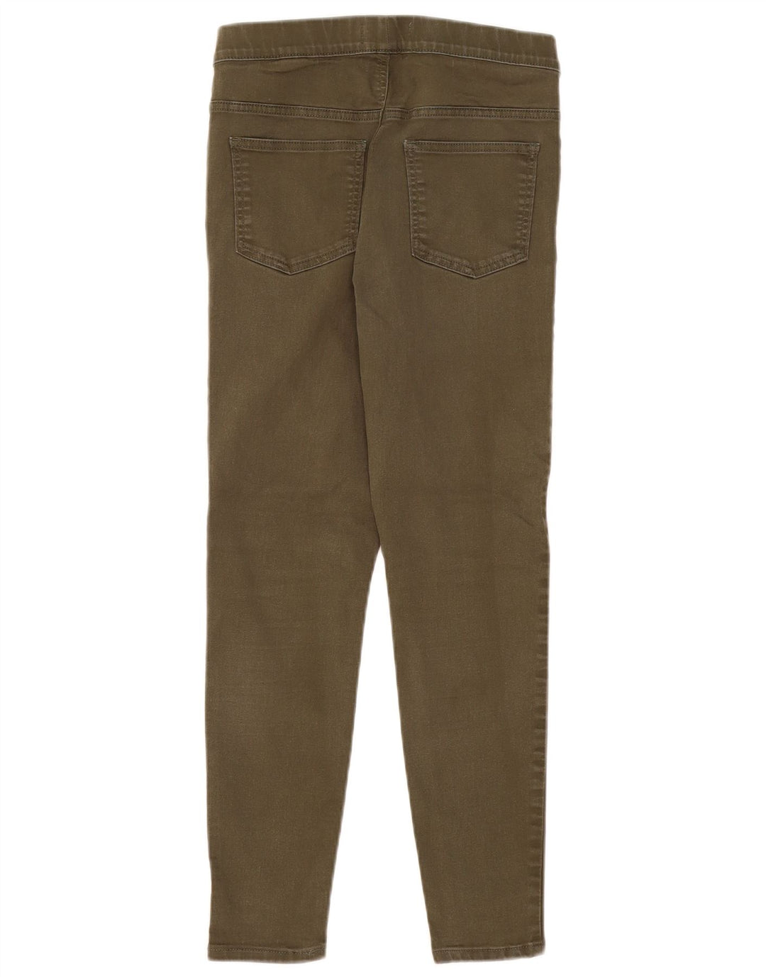 Marks & Spencer Damen Jegging-Jeans UK 12 MediumW30 L26 Khaki Baumwolle