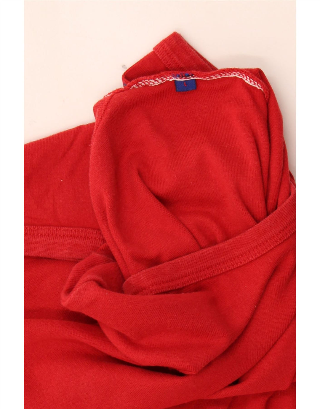 REPLAY Womens T-Shirt Top UK 14 Large Red Vintage Replay and Second-Hand Replay from Messina Hembry 